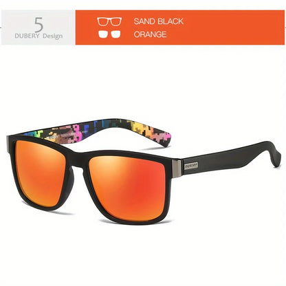 DUBERY 518 Polarized Sunglasses – UV400 Protection, 15 Color Options for Men & Women