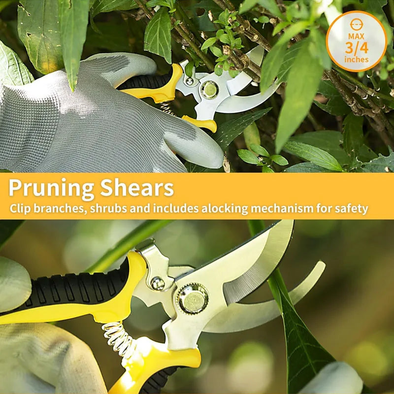GrowEase™ — 5-in-1 Gardening Tools Set for Pruning, Planting & Transplanting