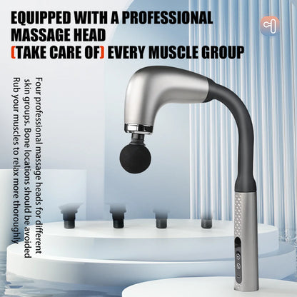 PowerPulse™ Electric Fascia Gun – Deep Tissue Percussion Massager for Full Body Muscle Relief & Recovery