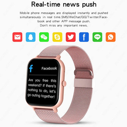XiaStyle™ 2025 Smart Fitness Watch – Bluetooth Calling & Health Tracker for Women & Men