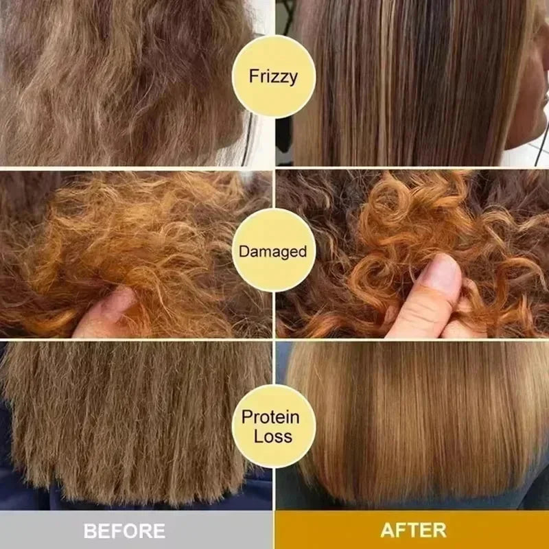 KeraGlow™ Magic Hair Vitamin Capsules – Fast-Acting Keratin Oil for Frizz-Free, Shiny Hair