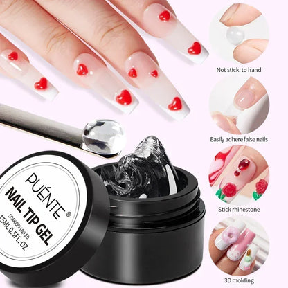 15ML HEMA-Free Base & Top Coat Set – Crystal Glossy & Velvet Matte Finish for Sensitive Nails | Soak-Off UV/LED Gel Varnish
