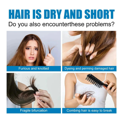 KeraGlow™ Magic Hair Vitamin Capsules – Fast-Acting Keratin Oil for Frizz-Free, Shiny Hair