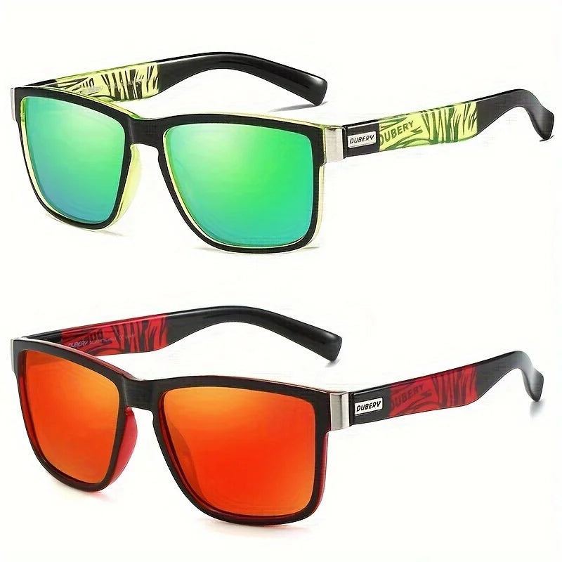DUBERY 518 Polarized Sunglasses – UV400 Protection, 15 Color Options for Men & Women