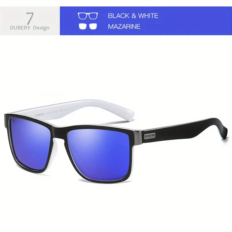 DUBERY 518 Polarized Sunglasses – UV400 Protection, 15 Color Options for Men & Women