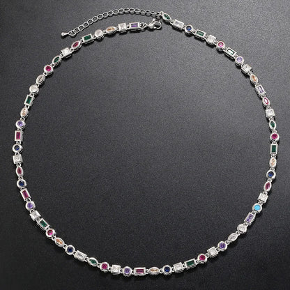 ZHUKOU Candy Cubic Zirconia Necklace – Couples Edition | VL242