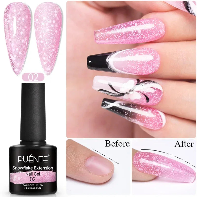 15ML HEMA-Free Base & Top Coat Set – Crystal Glossy & Velvet Matte Finish for Sensitive Nails | Soak-Off UV/LED Gel Varnish