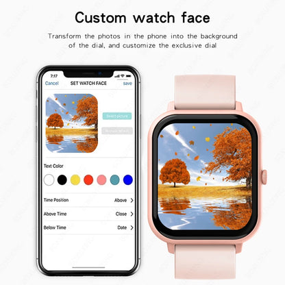 XiaStyle™ 2025 Smart Fitness Watch – Bluetooth Calling & Health Tracker for Women & Men