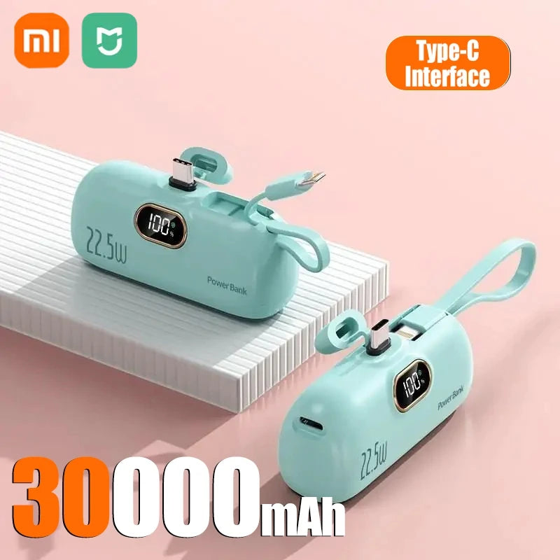 Xiaomi PowerBoost™ 30000 — Mini Fast-Charging Power Bank for iPhone & Android