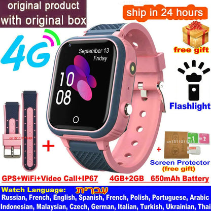 LT21 4G Kids Smartwatch – GPS Tracking, Video Calling & Safety in One Smart Device