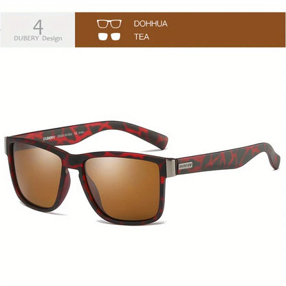 DUBERY 518 Polarized Sunglasses – UV400 Protection, 15 Color Options for Men & Women