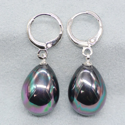 Stunning Sea Shell Pearl Earrings – 12x16mm AAA Grade | Elegant Gift for Girls & Women