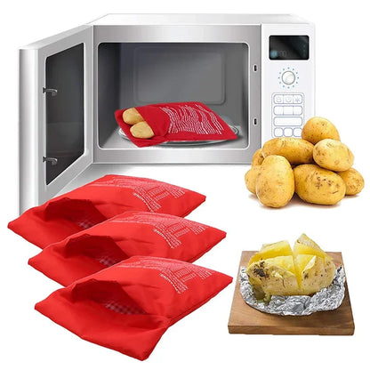 QuickTater™ — 4-Minute Microwave Potato Cooking Pouch