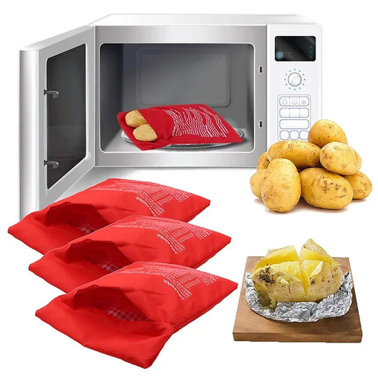 QuickTater™ — 4-Minute Microwave Potato Cooking Pouch