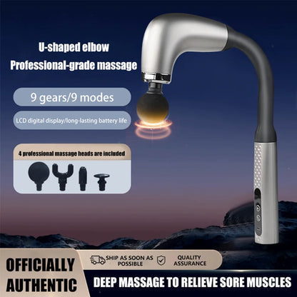 PowerPulse™ Electric Fascia Gun – Deep Tissue Percussion Massager for Full Body Muscle Relief & Recovery