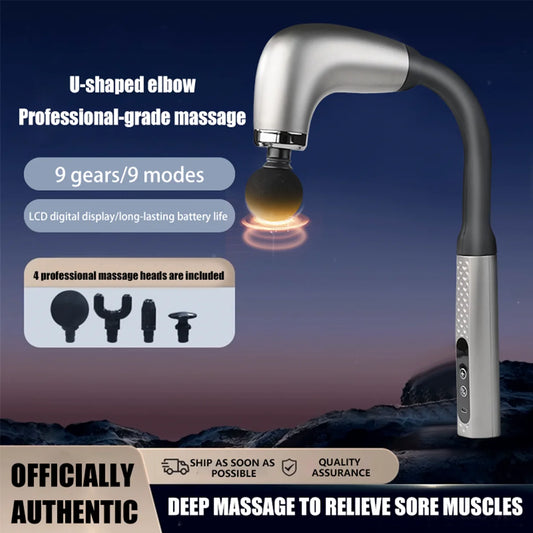 PowerPulse™ Electric Fascia Gun – Deep Tissue Percussion Massager for Full Body Muscle Relief & Recovery