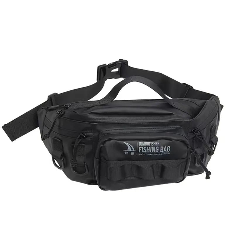 ProTrek™ Tactical Fishing Gear Bag – Lightweight Waterproof Multi-Compartment Backpack for Outdoor Anglers
