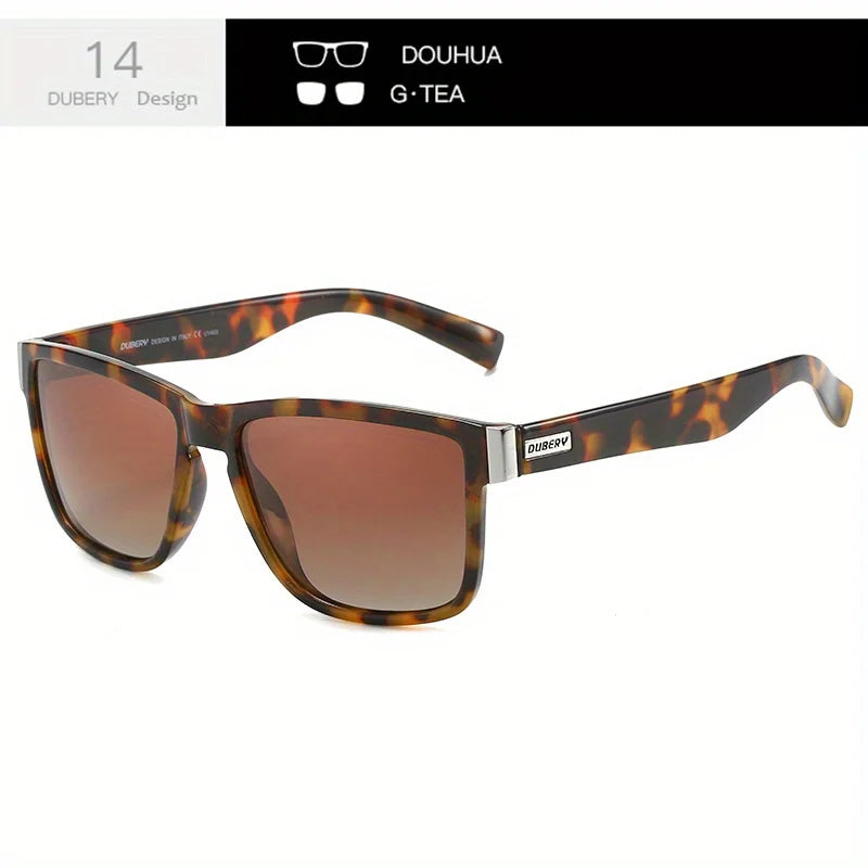DUBERY 518 Polarized Sunglasses – UV400 Protection, 15 Color Options for Men & Women