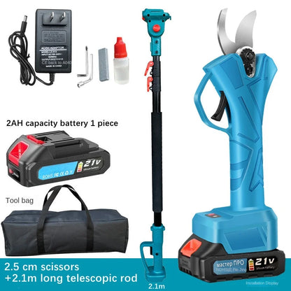 TreeReach Pro™ — 6-Inch Cordless Telescopic Pole Chainsaw (2.1M Adjustable)