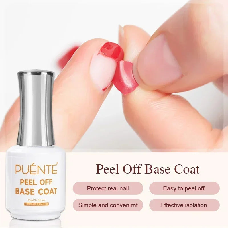15ML HEMA-Free Base & Top Coat Set – Crystal Glossy & Velvet Matte Finish for Sensitive Nails | Soak-Off UV/LED Gel Varnish