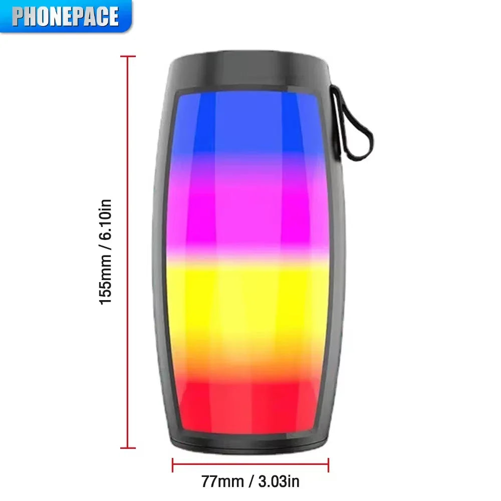 BassBlaze™ — Portable Bluetooth Speaker with Deep Bass & LED Light Show