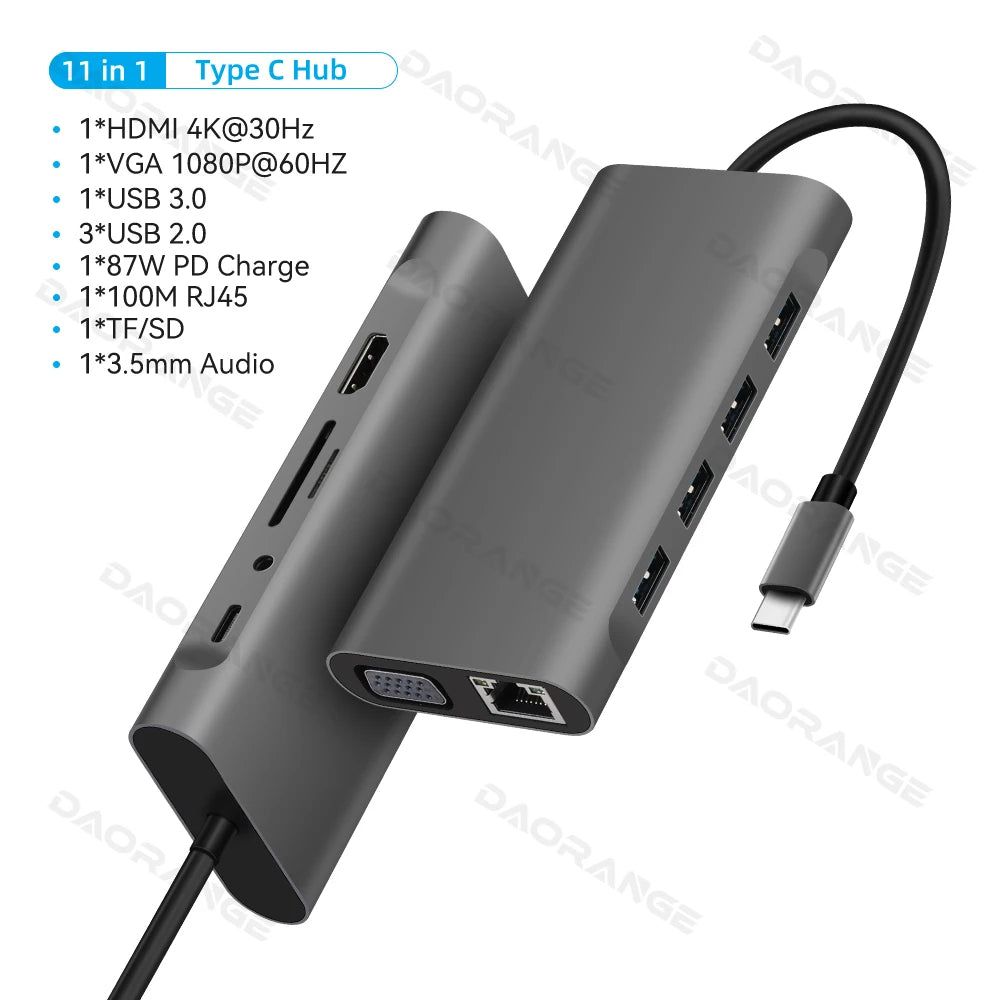 HyperDock Pro™ — 11-in-1 USB-C Power Hub