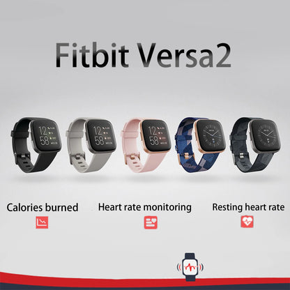 🖤 Fitbit Versa 2™ – Health & Fitness Smartwatch with Alexa, Heart Rate, Sleep & Swim Tracking