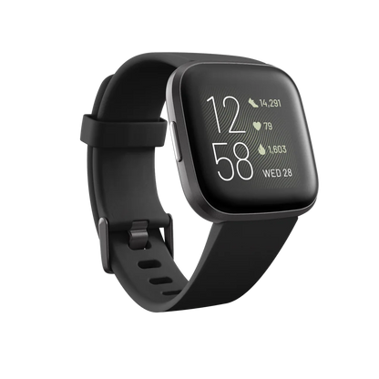 🖤 Fitbit Versa 2™ – Health & Fitness Smartwatch with Alexa, Heart Rate, Sleep & Swim Tracking