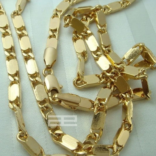 Gold-Plated New Style Cuban Chain Necklace – 50–70cm | Men & Women | Model N45