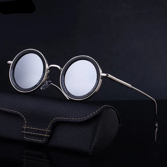 Here’s a complete Shopify product listing for your Round Steampunk Sunglasses, optimized to attract both men and women with a bold retro style: