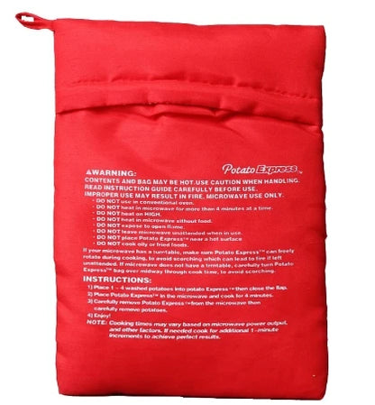 QuickTater™ — 4-Minute Microwave Potato Cooking Pouch