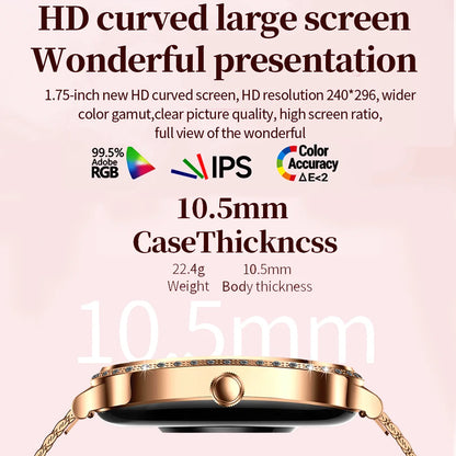 HUAWEI FIT3™ Smartwatch for Women – 1.75" HD Display | Heart Rate, Fitness & Call Assistant | Elegant Waterproof Gift