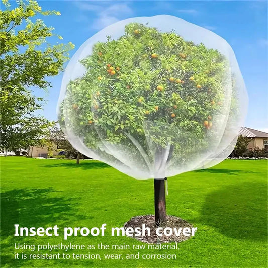 HarvestGuard™ — Large Zip-Up Fruit Tree Net with Insect & Bird Barrier