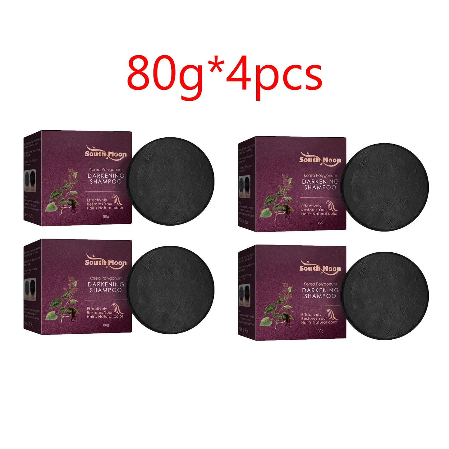 Polygonum Black Restore™ Shampoo Bar – Herbal Anti-Hair Loss & Dandruff Control Soap with Root Strengthening Formula