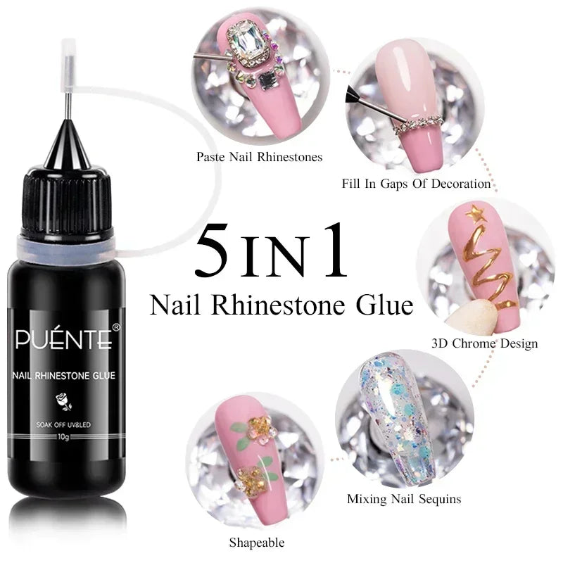 15ML HEMA-Free Base & Top Coat Set – Crystal Glossy & Velvet Matte Finish for Sensitive Nails | Soak-Off UV/LED Gel Varnish
