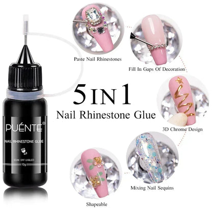 15ML HEMA-Free Base & Top Coat Set – Crystal Glossy & Velvet Matte Finish for Sensitive Nails | Soak-Off UV/LED Gel Varnish