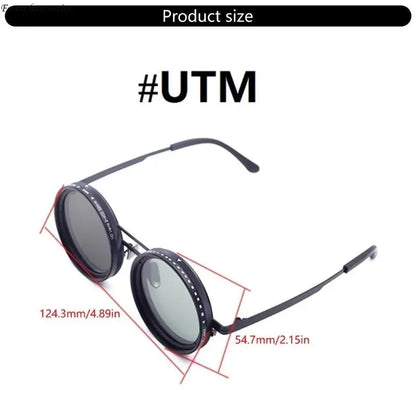 Multifunction Steampunk Polarized Sunglasses – 32GB Storage, UV400 Protection, Ideal for Driving, Fishing & Outdoor Lifestyle