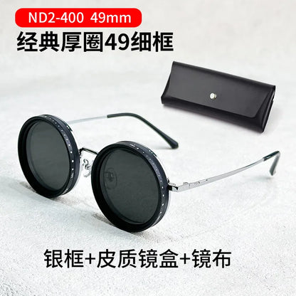 ND2–400 Adjustable Dimming Polarized Fishing Sunglasses – 9-Level UV400 ND Filter with Case Set