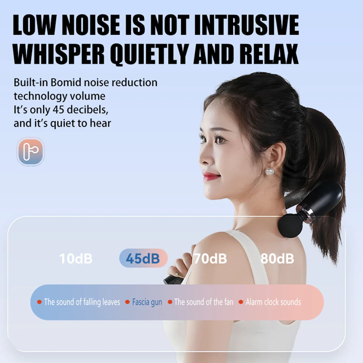 PowerPulse™ Electric Fascia Gun – Deep Tissue Percussion Massager for Full Body Muscle Relief & Recovery