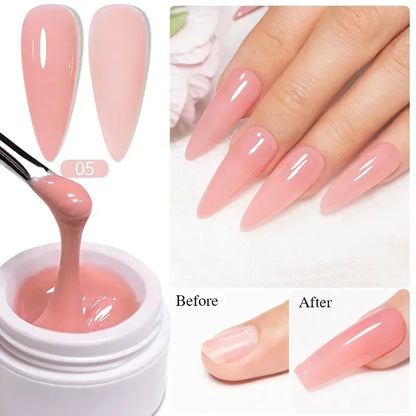 15ML HEMA-Free Base & Top Coat Set – Crystal Glossy & Velvet Matte Finish for Sensitive Nails | Soak-Off UV/LED Gel Varnish