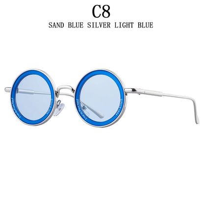 Here’s a complete Shopify product listing for your Round Steampunk Sunglasses, optimized to attract both men and women with a bold retro style: