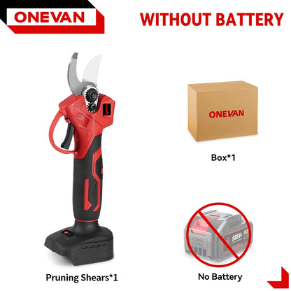 ONEVAN PowerTrim Pro™ — 3-in-1 Cordless Chainsaw & Pruning Shears (3500W, Brushless Motor)