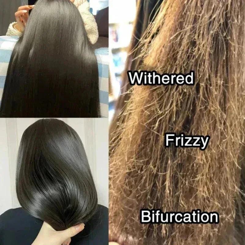 KeraGlow™ Magic Hair Vitamin Capsules – Fast-Acting Keratin Oil for Frizz-Free, Shiny Hair