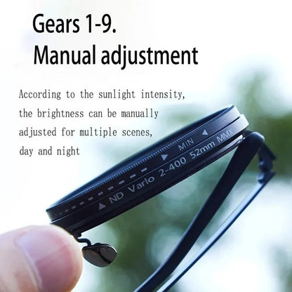 Custom Magnetic Clip-On ND9 Adjustable Dimming Sunglasses – For Myopia Glasses | Anti-Glare, Polarized, UV400 Protection