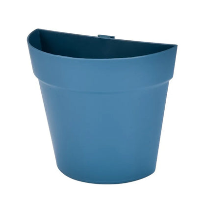WallBloom™ Semi-Circular Wall Planter – No-Drill Hydroponic Flower Pot for Indoors & Balconies