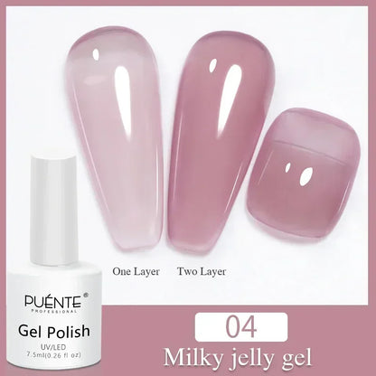 15ML HEMA-Free Base & Top Coat Set – Crystal Glossy & Velvet Matte Finish for Sensitive Nails | Soak-Off UV/LED Gel Varnish