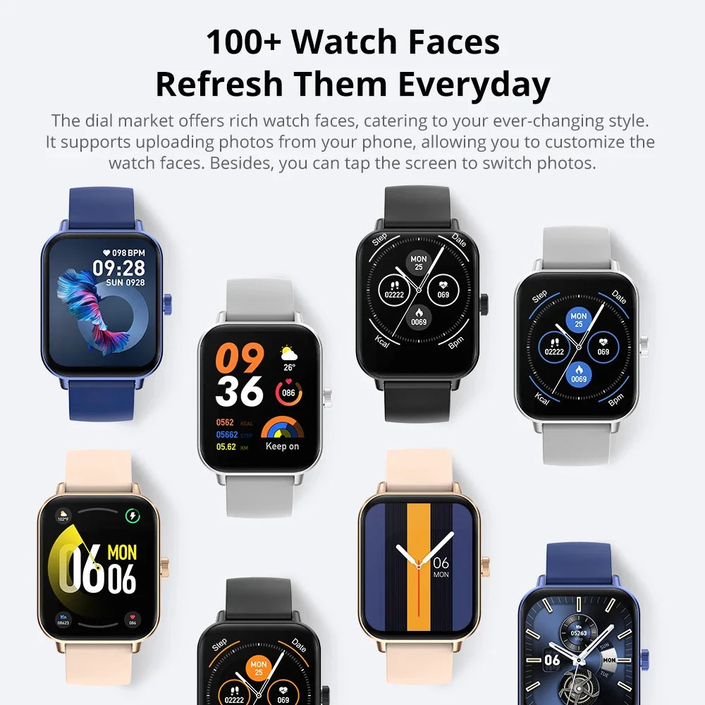 COLMI P81™ Smartwatch – 1.9” Ultra Display | Bluetooth Voice Calling, 100+ Sports Modes, 24/7 Health Monitor