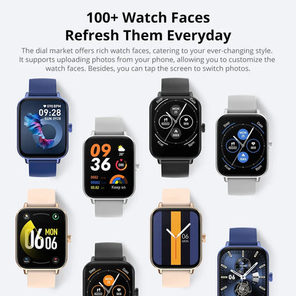 COLMI P81™ Smartwatch – 1.9” Ultra Display | Bluetooth Voice Calling, 100+ Sports Modes, 24/7 Health Monitor