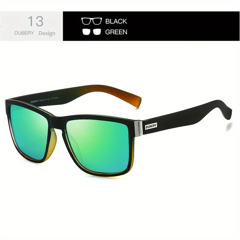 DUBERY 518 Polarized Sunglasses – UV400 Protection, 15 Color Options for Men & Women