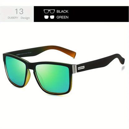DUBERY 518 Polarized Sunglasses – UV400 Protection, 15 Color Options for Men & Women